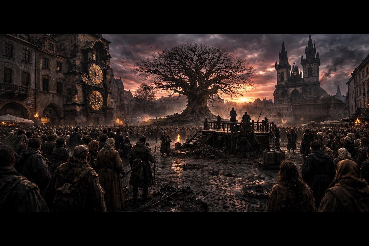 The Tree of Life with Aurelia in Old Town Square